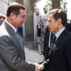 Martin Bouygues et Nicolas Sarkozy, à Paris, le 30 juin 2009.