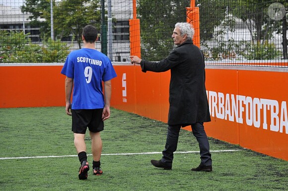 Raymond Domenech participe aux trophées Medias Urban Football le 17 juin 2011 à Asnières