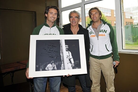 Raymond Domenech participe aux trophées Medias Urban Football le 17 juin 2011 à Asnières