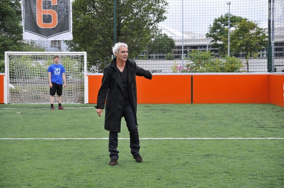 Raymond Domenech participe aux trophées Medias Urban Football le 17 juin 2011 à Asnières