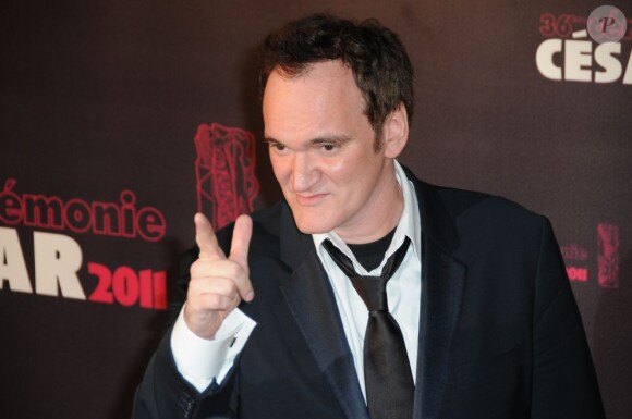 Quentin Tarantino le 25 février 2011 à Paris