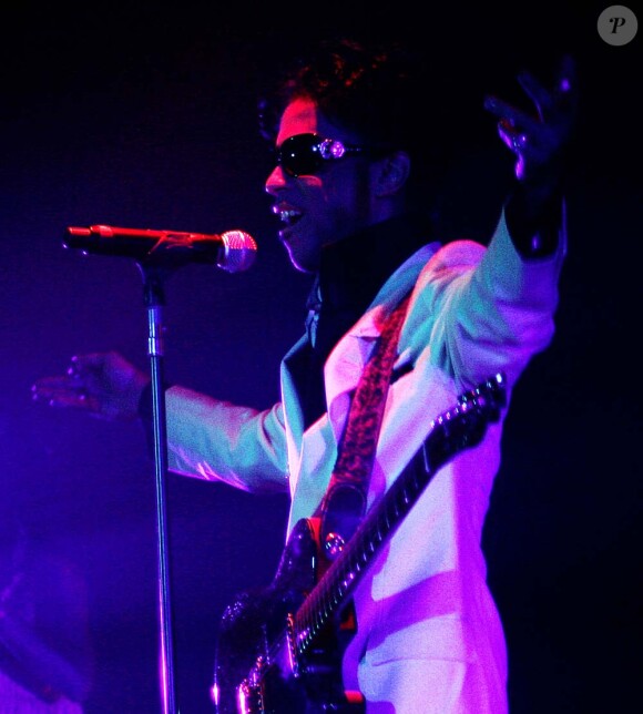 Prince en concert dans sa ville de Minneapolis, le 7 juillet 2007.