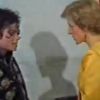 Lady Di et Michael Jackson se rencontrent à Londres, en 1988.