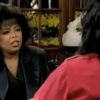 Michael Jackson accorde une longue interview à Oprah Winfrey dans son ranch de Neverland, en 1993.