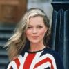 Kate Moss, alors âgée de 24 ans. A Londres, en 1998.