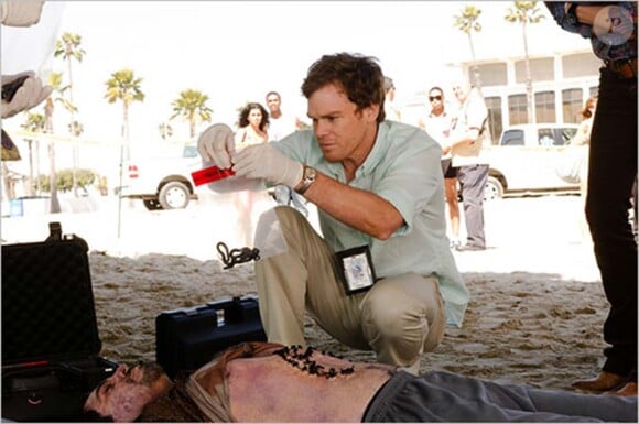 Michael C. Hall, image extraite de la saison 6 de Dexter, 2011.