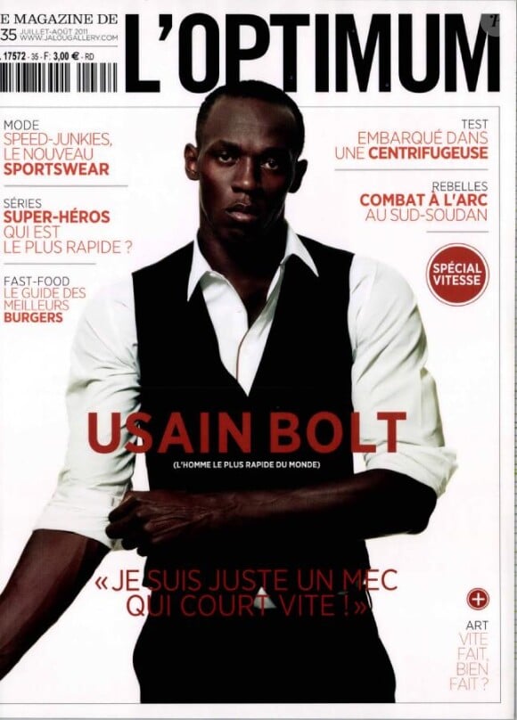La couverture du magazine L'Optimum (juillet-août 2011)