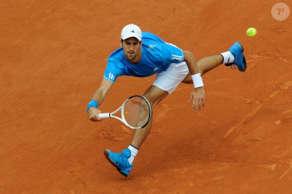 Novak Djokovic, à Roland-Garros (Paris), en mai 2009.