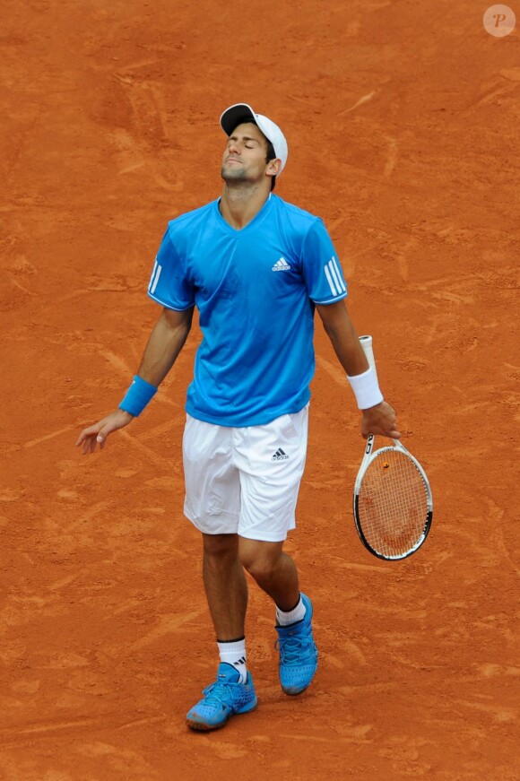 Novak Djokovic, à Roland-Garros (Paris), en mai 2009.