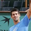 Novak Djokovic, à Roland-Garros (Paris), en mai 2009.