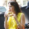 Leighton Meester, très gourmande sur le tournage de Gossip Girl. Le 7 juillet 2011