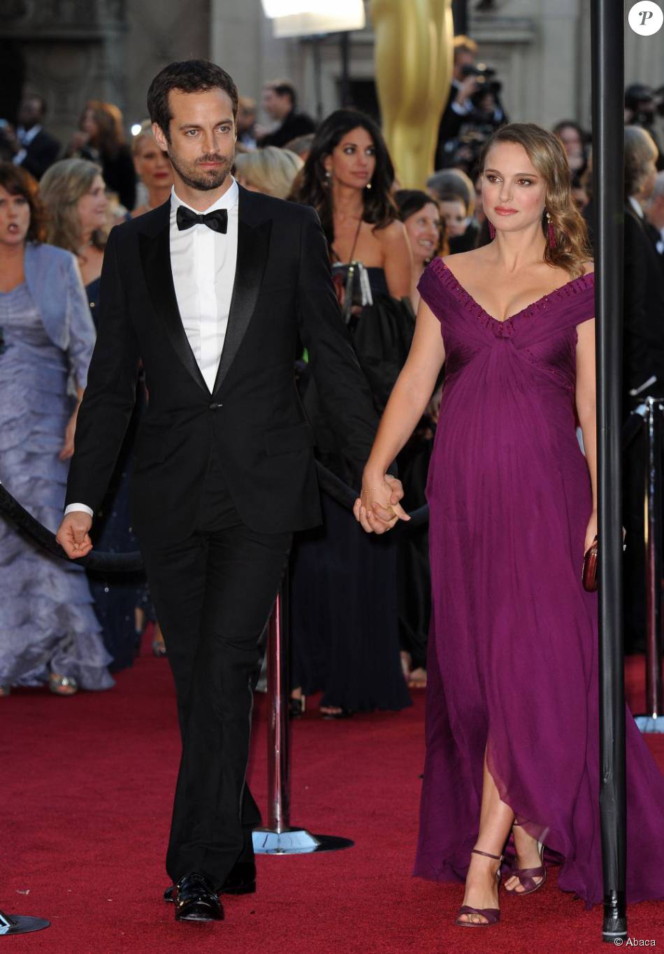 Benjamin Millepied et Natlie Portman aux Oscars, le 27 février 2011.  