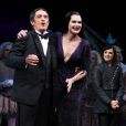 Brooke Shields joue, à Broadway, dans la comédie musicale La Famille Addams. 7 juillet 2011