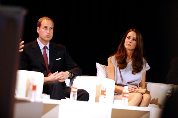 Kate Middleton et le prince William au Beverly Hilton Hotel pour assister à une rencontre économique. Le 8 juillet 2011 à Los Angeles 