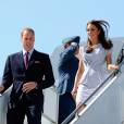 Kate Middleton et son prince William à leur arrivée en Californie, dans le cadre de leur visite officielle de trois jours. Le 8 juillet 2011 