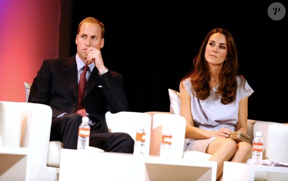 Kate Middleton et le prince William au Beverly Hilton Hotel pour assister à une rencontre économique. Le 8 juillet 2011 à Los Angeles 