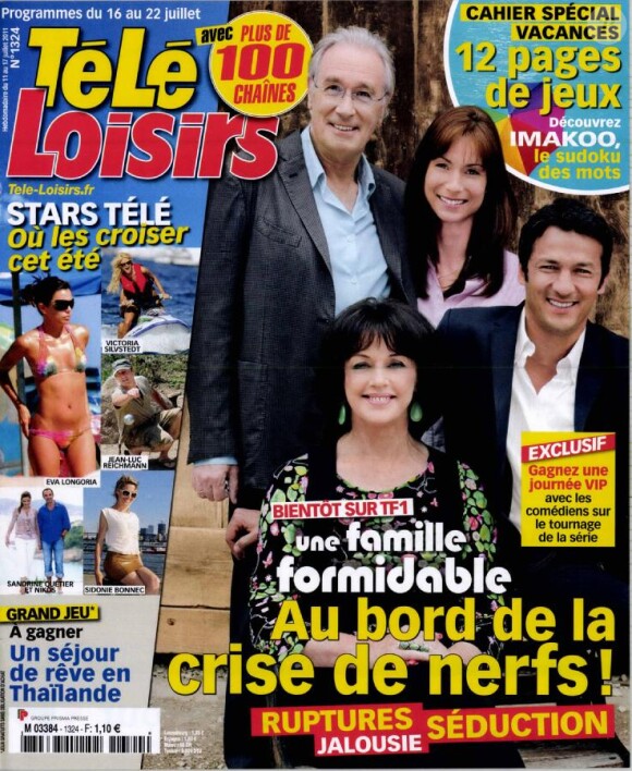 Télé-Loisirs, en kiosques lundi 11 juillet 2011.