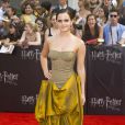 Emma Watson à l'avant-première new-yorkaise de  Harry Potter et les reliques de la mort - partie 2 , le 11 juillet 2011.