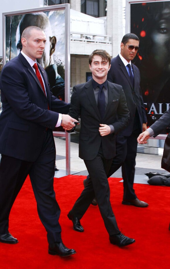 Daniel Radcliffe à l'avant-première new-yorkaise de Harry Potter et les reliques de la mort - partie 2, le 11 juillet 2011.