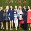 Alexandra Golovanoff, Sofia Coppola, Milla Jovovich et Elodie Bouchez, une belle brochette de VIP lors de la présentation de la collection Croisière Louis Vuitton à Paris. Le 5 juillet 2011
