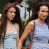 Andie MacDowell et ses filles dans les rues de New York le 25 juin 2011