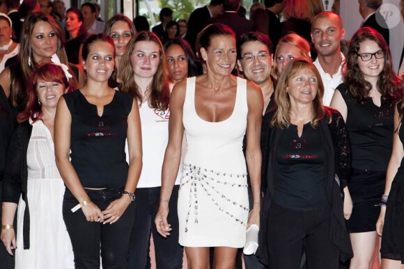 Stéphanie de Monaco préside le gala organisé par l'assocation Fight Aids Monaco, le 13 juillet 2011.