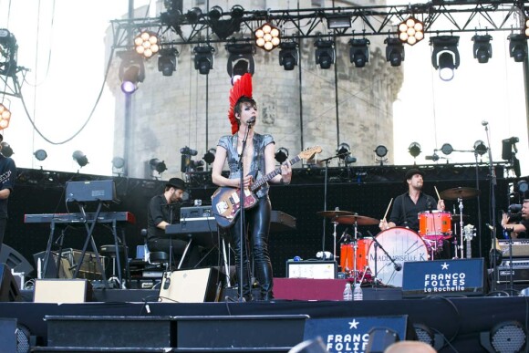 Le groupe Mademoiselle K au deuxième jour des Francofolies de La Rochelle, le 13 juillet 2011.