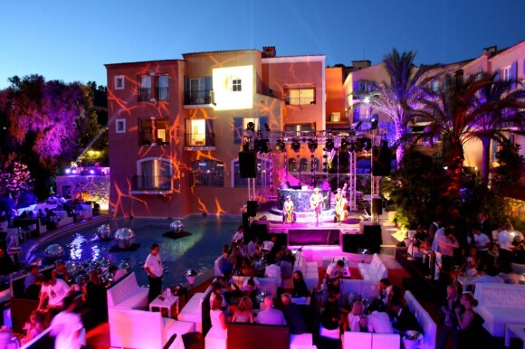 La fête de l'été au Byblos à St Tropez le 13 juillet 2011