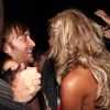 David Guetta et Cathy Guetta à la fête de l'été au Byblos à St Tropez le 13 juillet 2011