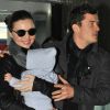 Miranda Kerr et Orlando Bloom, à Paris, le 5 mai 2011.