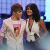 Justin Bieber et Selena Gomez, lors des Much Music Awards 2011, en juin 2011 à Los Angeles.