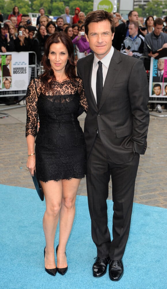 Jason Bateman et sa femme Amanda Anka lors de l'avant-première à Londres de Comment tuer son boss ? le 20 juillet 2011
