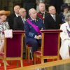 Le roi Albert de Belgique, avec la reine Paola et la reine Fabiola, était à la cathédrale Saints Michel-et-Gudule de Bruxelles dans la matinée du 21 juillet 2011, pour la Fête nationale belge.