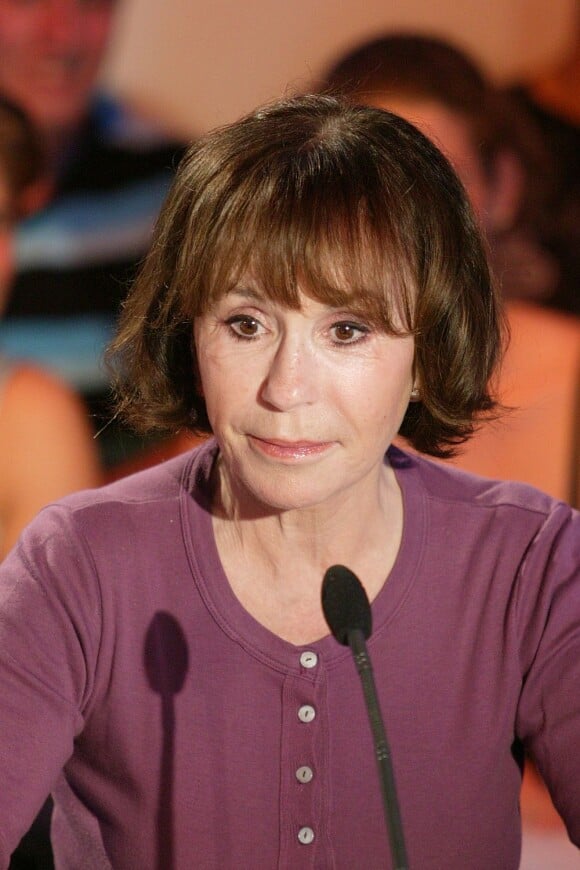 Danièle Evenou, sur le tournage d'une émission télé en 2008.