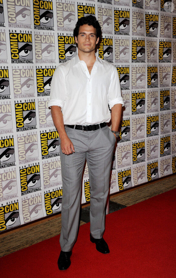Henry Cavill lors du Comic-Con le 23 juillet 2011 à San Diego aux Etats-Unis
