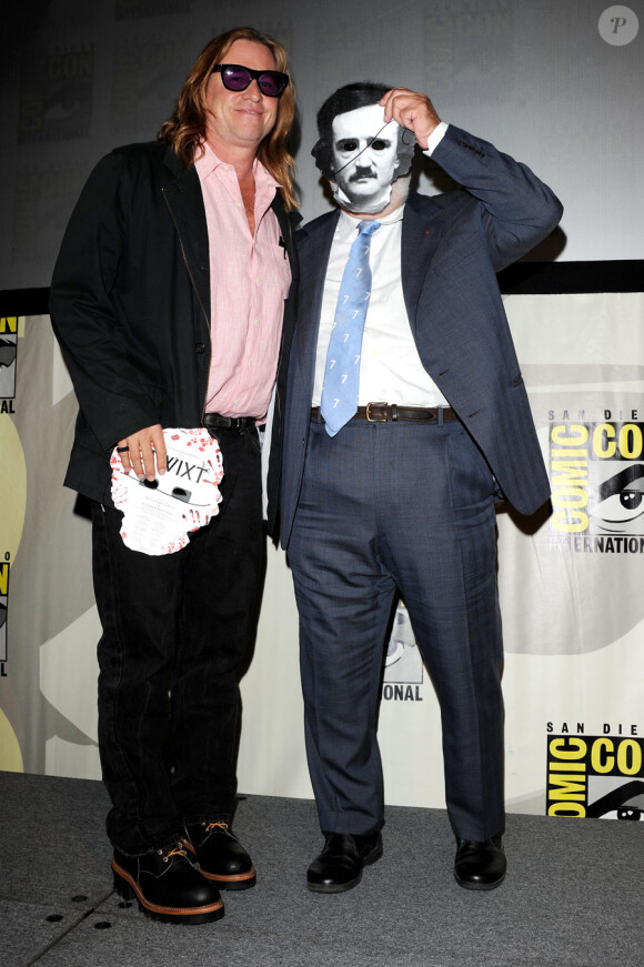 Val Kilmer et Francis Ford Coppola lors du Comic-Con le 23 juillet 2011 à San Diego aux Etats-Unis