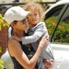 Halle Berry va chercher sa fille Nahla à l'école. Los Angeles, 25 juillet 2011