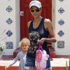 Halle Berry va chercher sa fille Nahla à l'école. Los Angeles, 25 juillet 2011