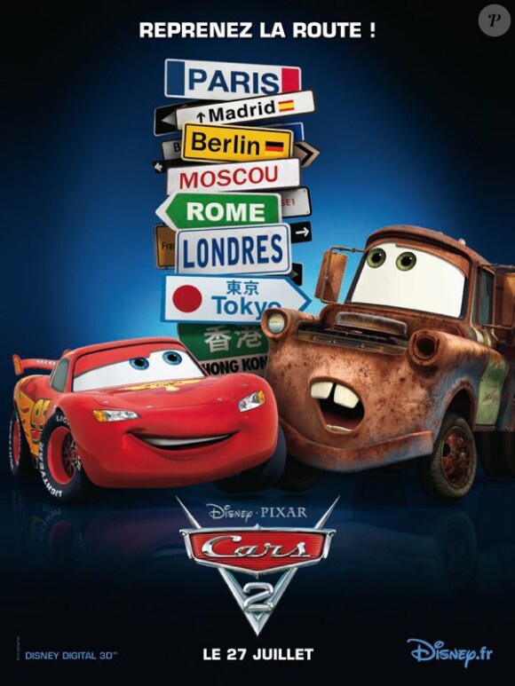 L'affiche du film Cars 2