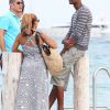 Chris Bosh, star de la NBA avec le Miami Heat, était le 26 juillet 2011 à Saint-Tropez avec sa compagne Adrienne et des amis. Ils ont profité du fameux Club 55 et de la plage de Pampelonne.