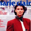 Voici en images les premières couv' du top canadien Linda Evangelista. Ici pour l'édition italienne de Marie Claire d'avril 1988.