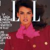 Voici en images les premières couv' du top canadien Linda Evangelista. Ici pour le Elle France de mars 1987.