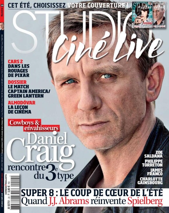 La couverture du magazine Studio CinéLive (août-septembre 2011)
