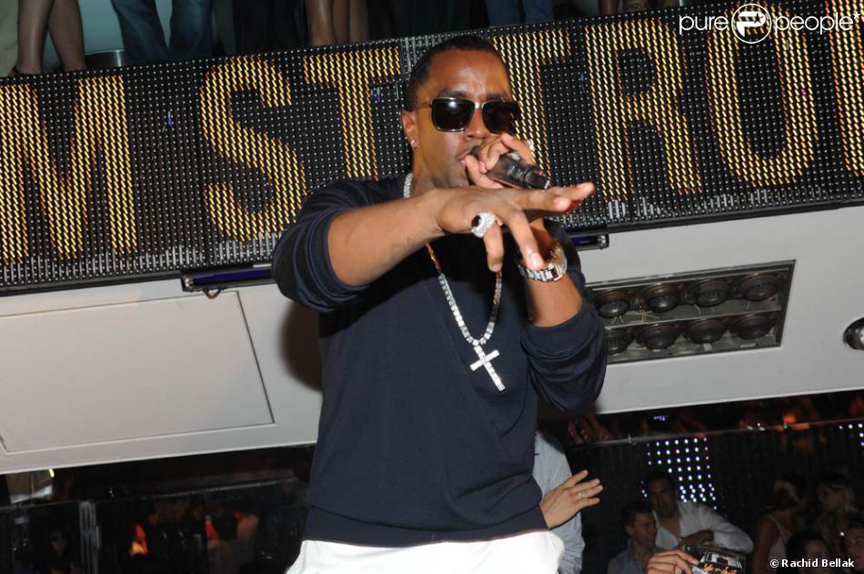 P. Diddy au VIP Room de SaintTropez, le 30 juillet 2011. Purepeople