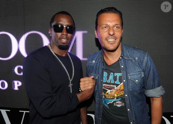 P. Diddy et Jean-Roch au VIP Room de Saint-Tropez, le 30 juillet 2011.