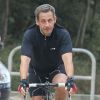 Nicolas Sarkozy à velo, normal.