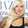 Christina Aguilera en couverture du Harper's Bazaar Mexico de janvier 2011.