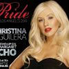 La chanteuse Christina Aguilera en couverture du magazine américain Pride du mois de juin dernier.