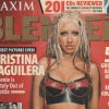 Christina Aguilera, très distinguée, en couverture de Blender. Décembre 2002.