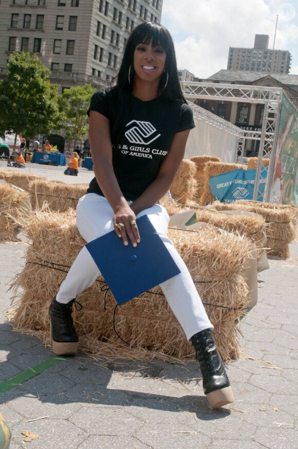 Kelly Rowland à New York le 4 août 2011
